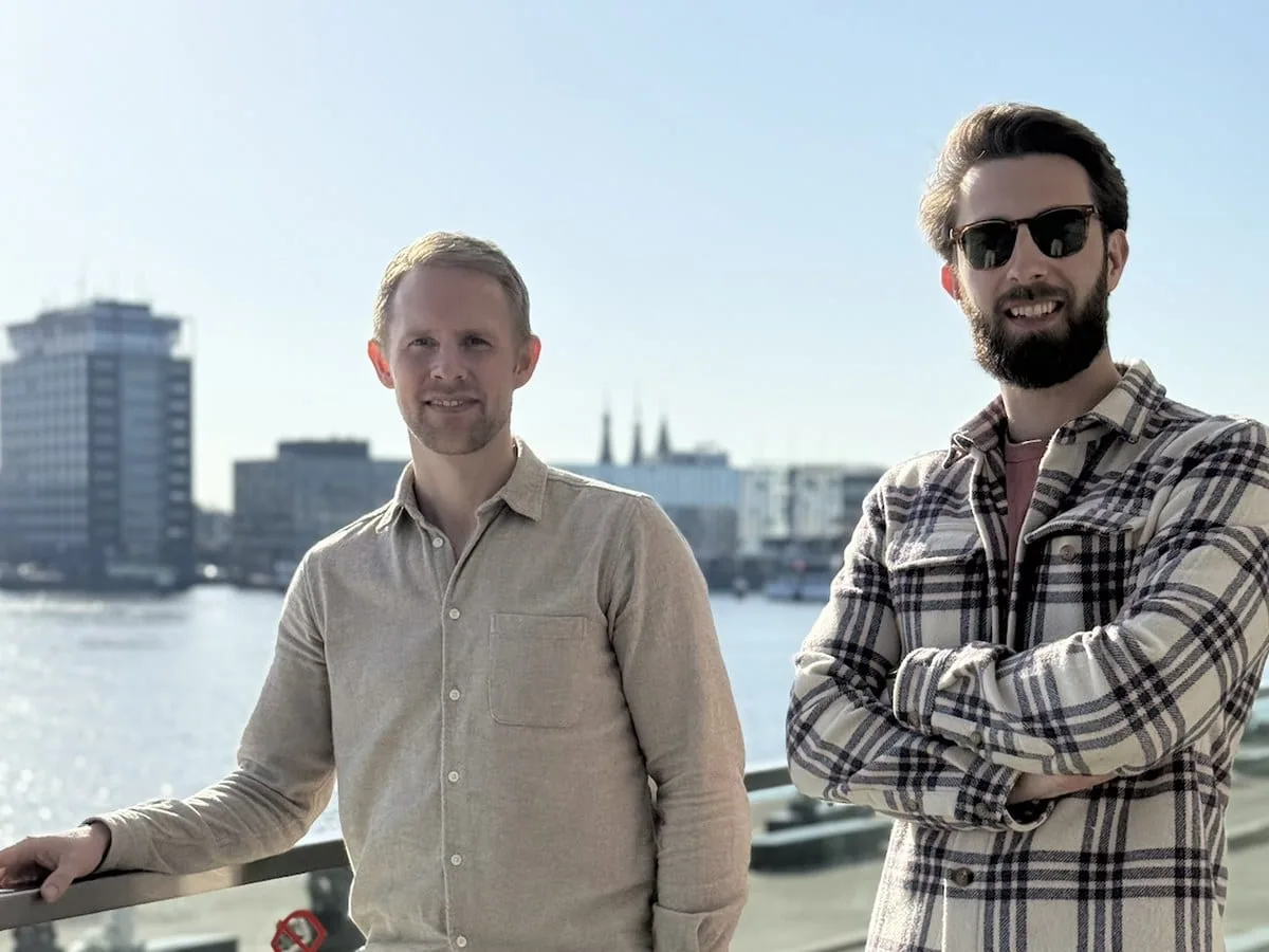 Vincent Croes en Ruben Horbach, oprichters van Back From the Future
